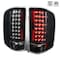 Spec-D Tuning 07-13 Chevrolet Silverado LED Tail Lights- Black LT-SIV07JMLED-OZ - alternate 1
